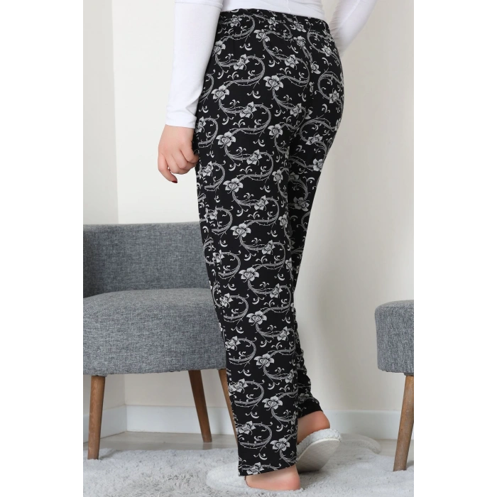 Büyük Beden Viskon Alt Siyah1 - 52121.1567.