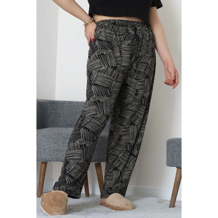 Büyük Beden Viskon Alt Siyah5 - 52121.1567.