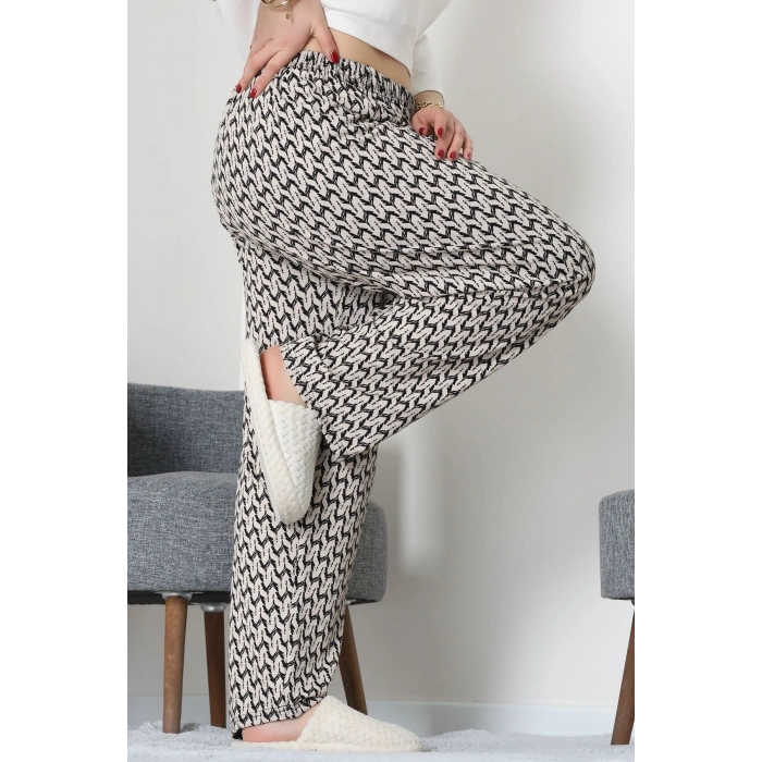 Büyük Beden Viskon Alt Taşsiyah - 52121.1567.