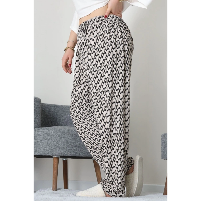 Büyük Beden Viskon Alt Taşsiyah - 52121.1567.