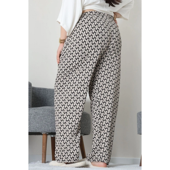 Büyük Beden Viskon Alt Taşsiyah - 52121.1567.