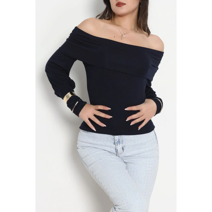 Buzzy Madonna Yaka Bluz Koyulaci - 1003.2119.