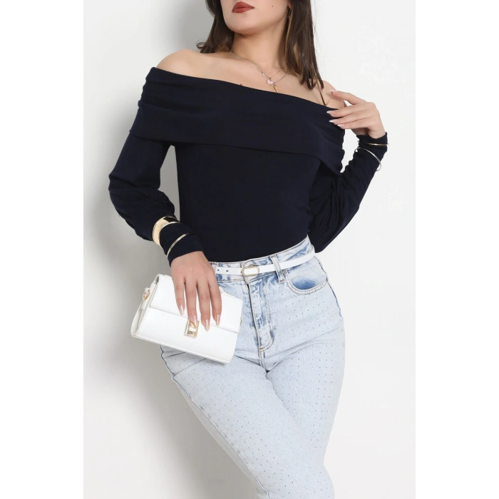 Buzzy Madonna Yaka Bluz Koyulaci - 1003.2119.