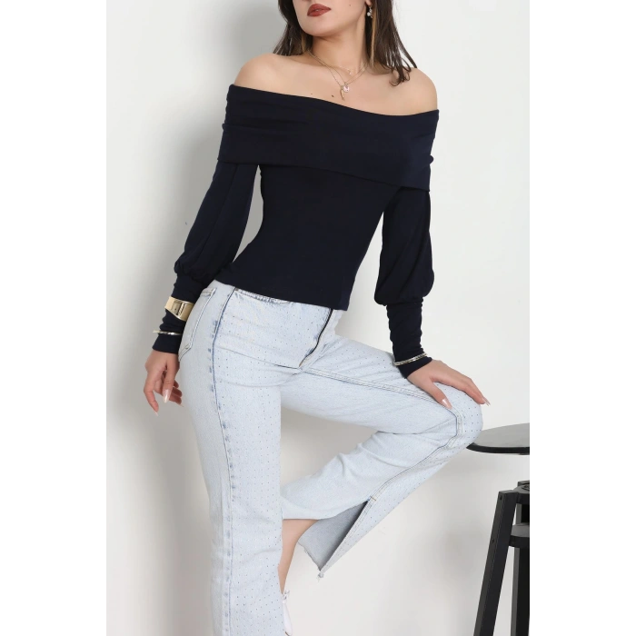 Buzzy Madonna Yaka Bluz Koyulaci - 1003.2119.