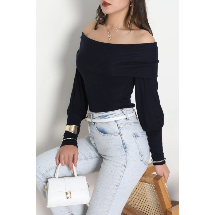 Buzzy Madonna Yaka Bluz Koyulaci - 1003.2119.