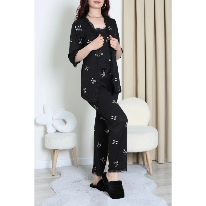 Cares 3Lü Pijama Takımı Beyazfiyonk - 162.1287.