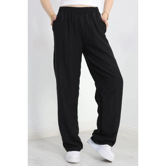 Cepli Bol Paça Pantolon Siyah - 70243.1247.