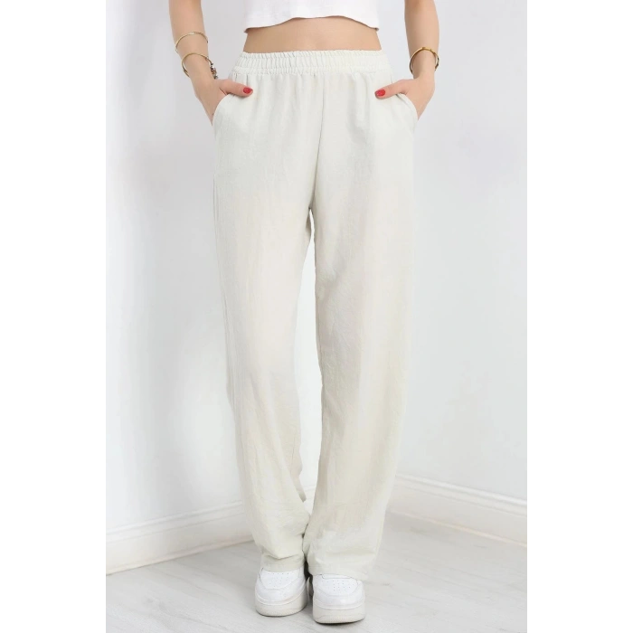 Cepli Bol Paça Pantolon Taş - 70243.1247.