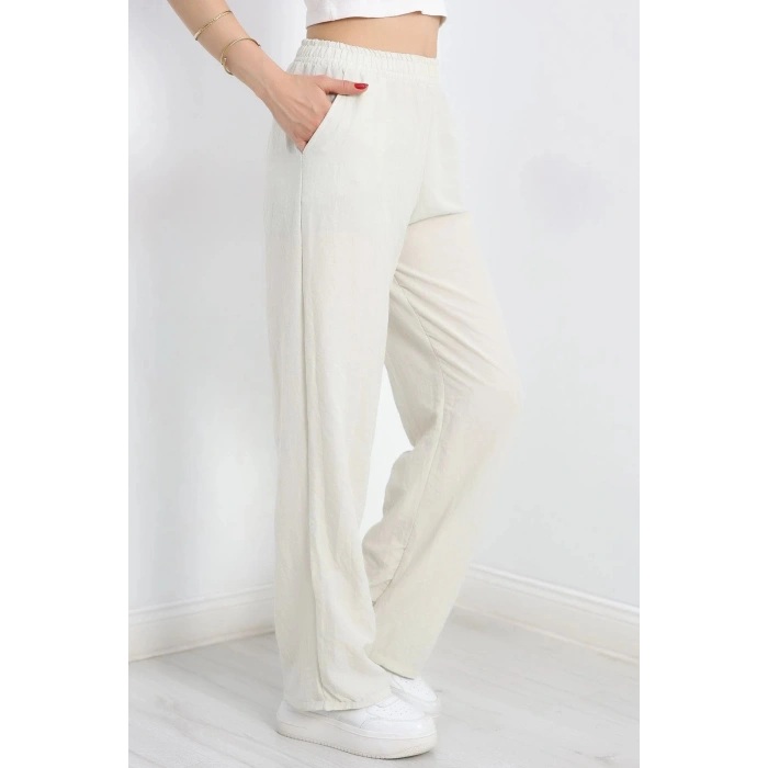 Cepli Bol Paça Pantolon Taş - 70243.1247.