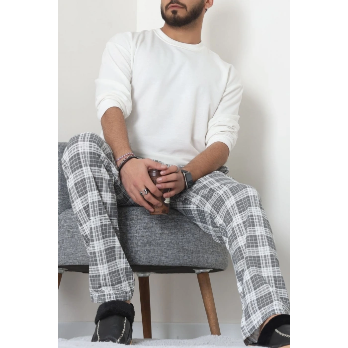 Cepli Süprem Erkek Pijama Altı Gri - 70849.1902.