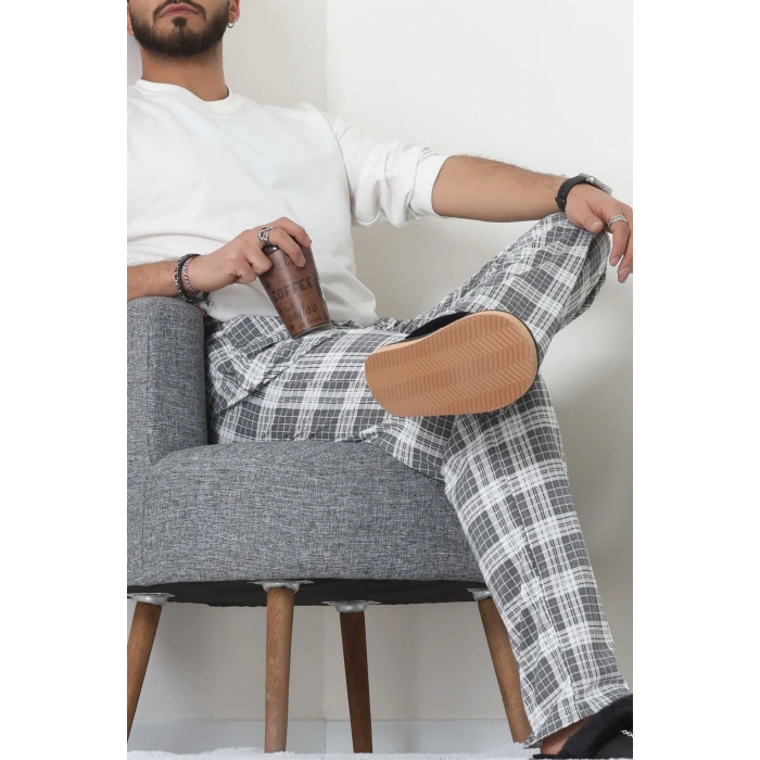 Cepli Süprem Erkek Pijama Altı Gri - 70849.1902.