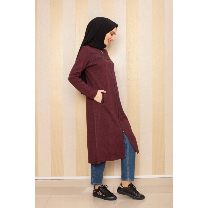 Cepli Tesettür Kap Bordo