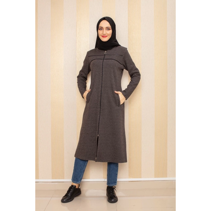 Cepli Tesettür Kap Kahverengi