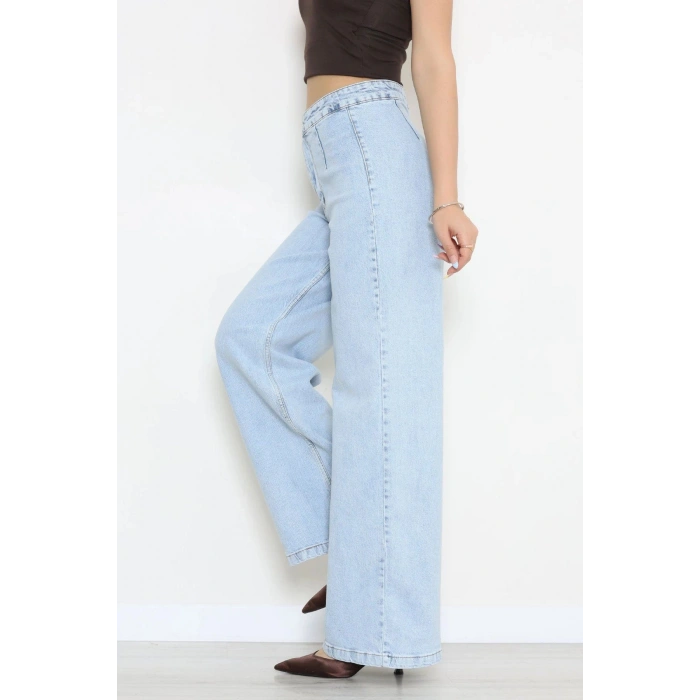 Cepsiz Palazzo Kot Pantolon Buzmavi - 32769.1184.