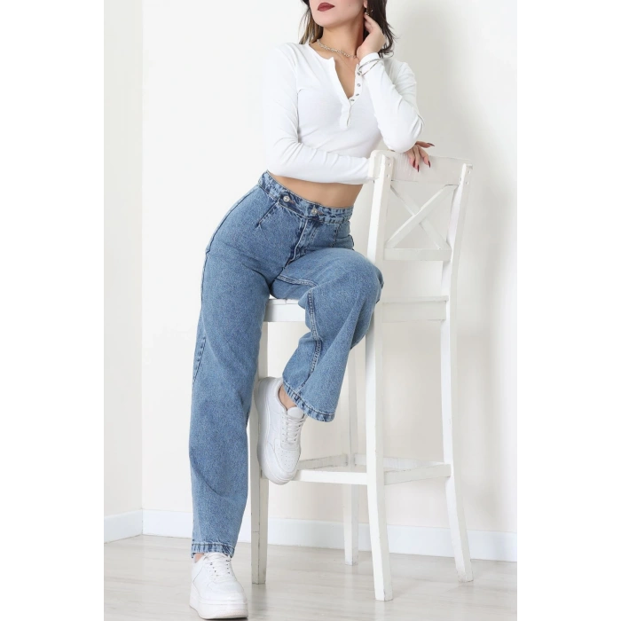 Cepsiz Pensli Palazzo Kot Pantolon Karyıkama - 31601.1184.