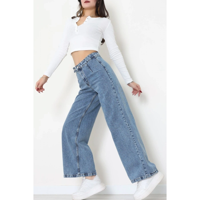 Cepsiz Pensli Palazzo Kot Pantolon Karyıkama - 31601.1184.