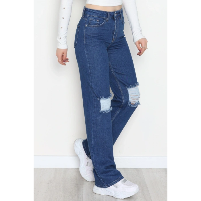 Cepsiz Pensli Palazzo Kot Pantolon Koyumavi - 31601.1184.