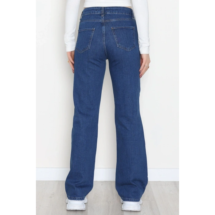 Cepsiz Pensli Palazzo Kot Pantolon Koyumavi - 31601.1184.