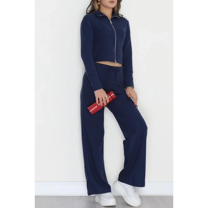 Çift Fermuarlı Selanik İkili Takım Lacivert - 42640.1567.