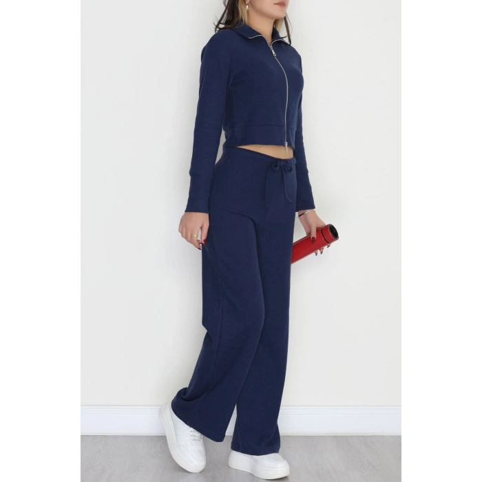 Çift Fermuarlı Selanik İkili Takım Lacivert - 42640.1567.