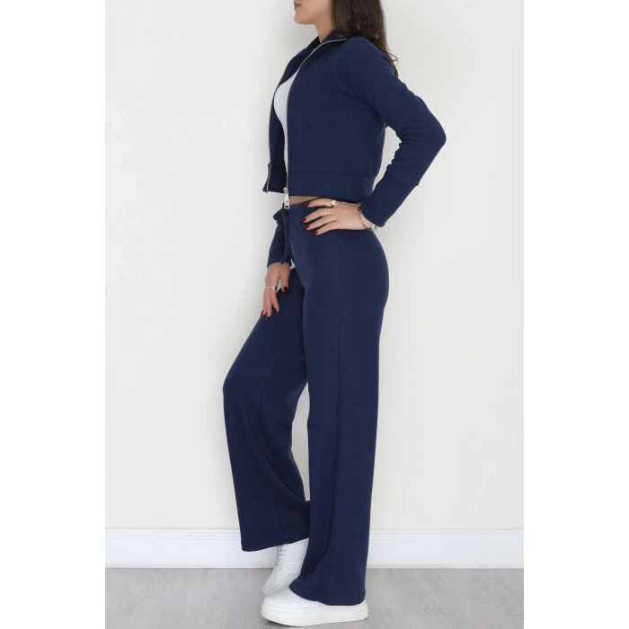 Çift Fermuarlı Selanik İkili Takım Lacivert - 42640.1567.