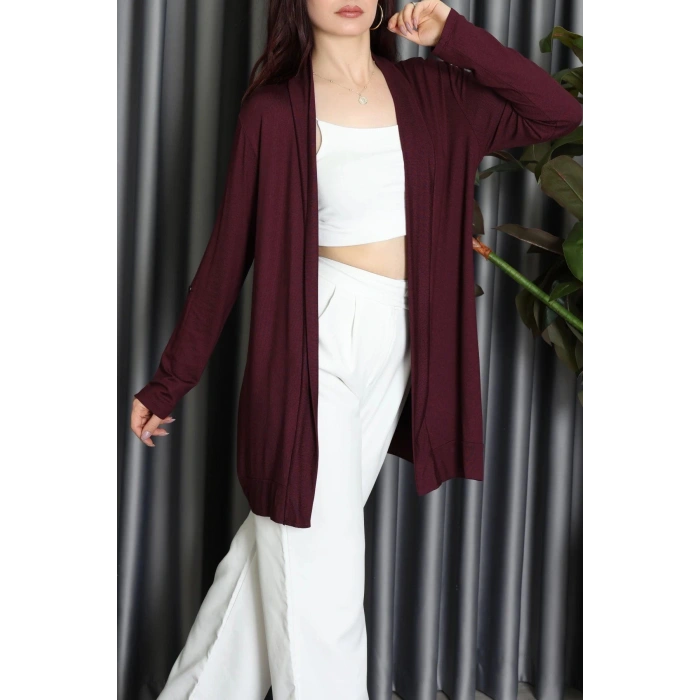 Çilek Yazlık Hırka Bordo - 6722.360.