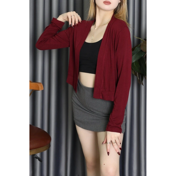 Çilek Yazlık Hırka Bordo - 7160.360.
