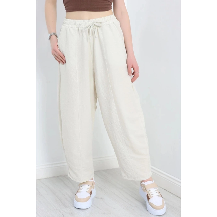 Çımalı Şalvar Pantolon Taş1 - 320.1247.