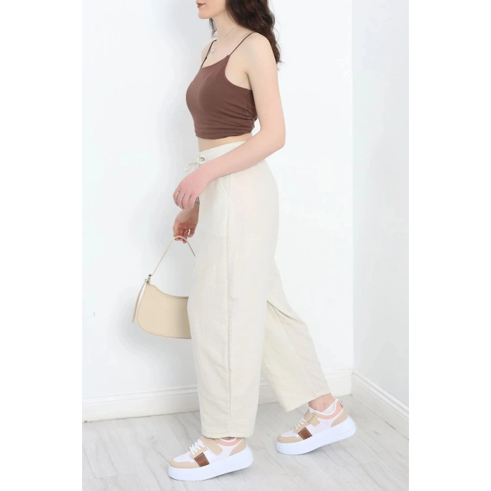 Çımalı Şalvar Pantolon Taş1 - 320.1247.