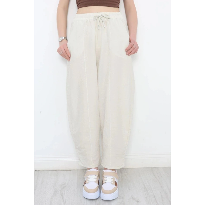 Çımalı Şalvar Pantolon Taş1 - 320.1247.