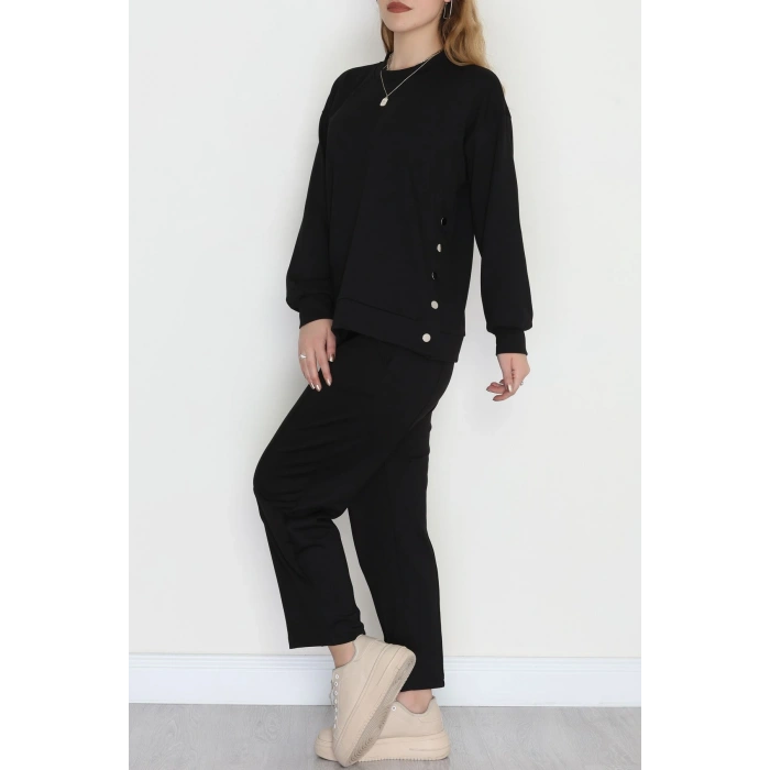 Çıt Çıtlı İkili Takım Siyah - 4128.1247.