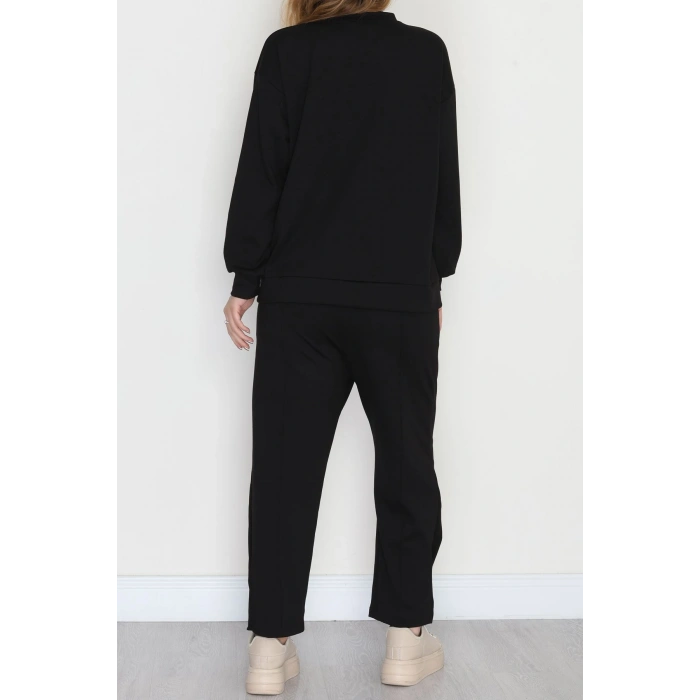 Çıt Çıtlı İkili Takım Siyah - 4128.1247.