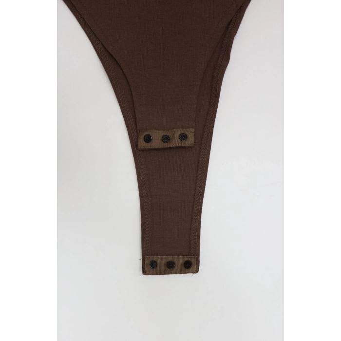 Çıtçıtlı Bodysuit Kahve - 71767.444.