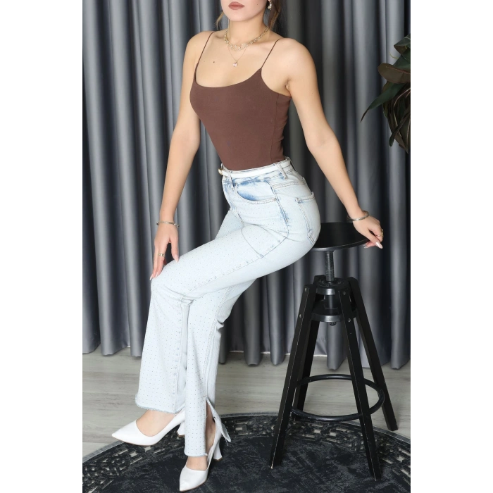 Çıtçıtlı Bodysuit Kahve - 71767.444.