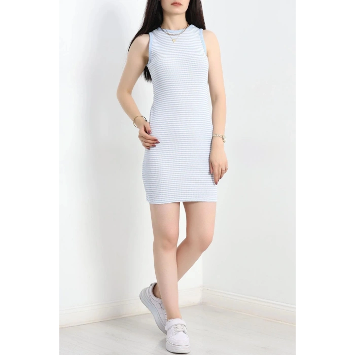 Çizgili Atlet Elbise Bebemavi - 90347.1567.