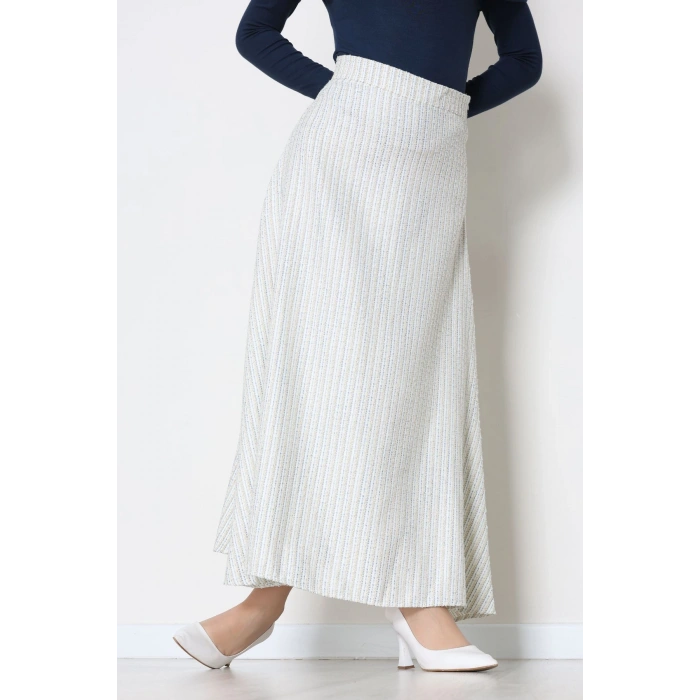 Çizgili Çan Etek Bebemavi - 60627.2126.