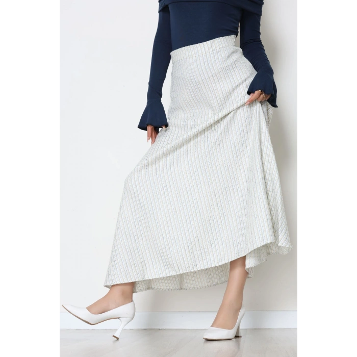 Çizgili Çan Etek Bebemavi - 60627.2126.