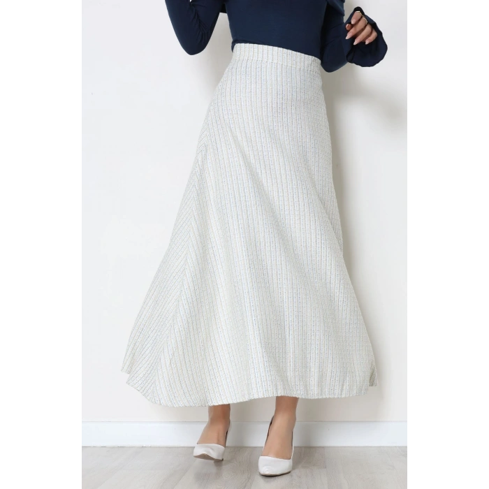 Çizgili Çan Etek Bebemavi - 60627.2126.