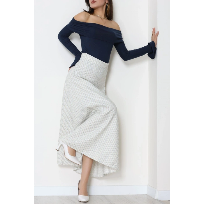 Çizgili Çan Etek Bebemavi - 60627.2126.