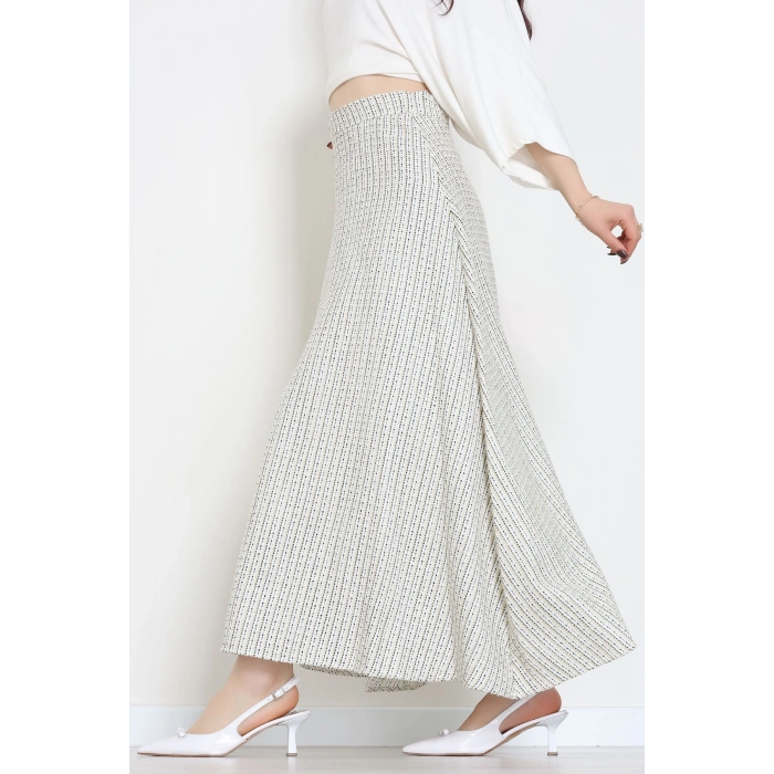 Çizgili Çan Etek Siyah - 60627.2126.