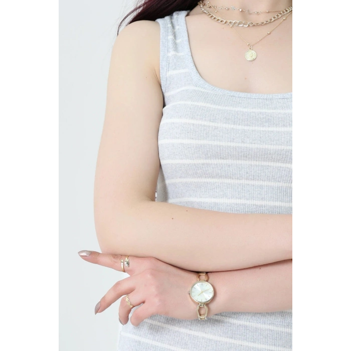 Çizgili Crop Etekli Kaşkorse Takım Griekru - 71039.1748.