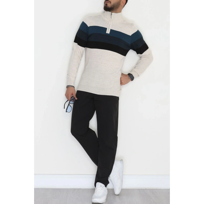 Çizgili Erkek Triko Taş - 2530.2052.