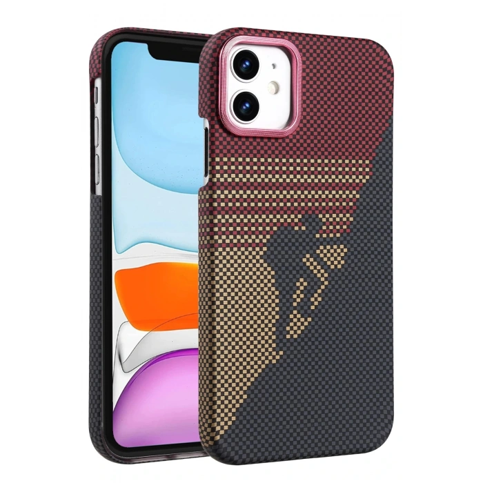 CPT05 Apple iPhone 11 Vega Magsafe Kapak - Kırmızı