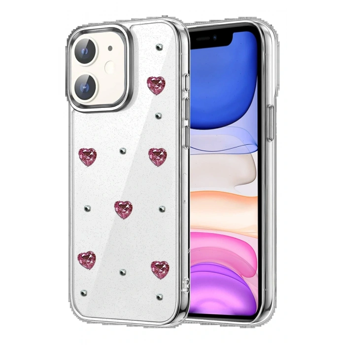 CPT05 Apple iPhone 12 Fiyonk Desenli Kapak - Desen 4