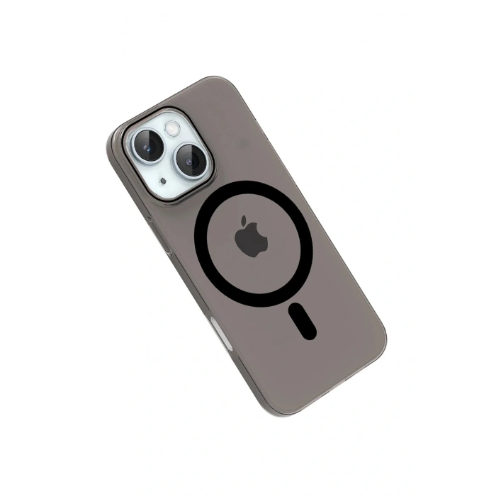 CPT05 Apple iPhone 14 PC Blank Magsafe Kapak - Siyah