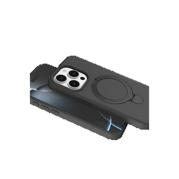 CPT05 Apple iPhone 14 Pro Max Regal Magsafe Standlı Kapak - Titan Gri