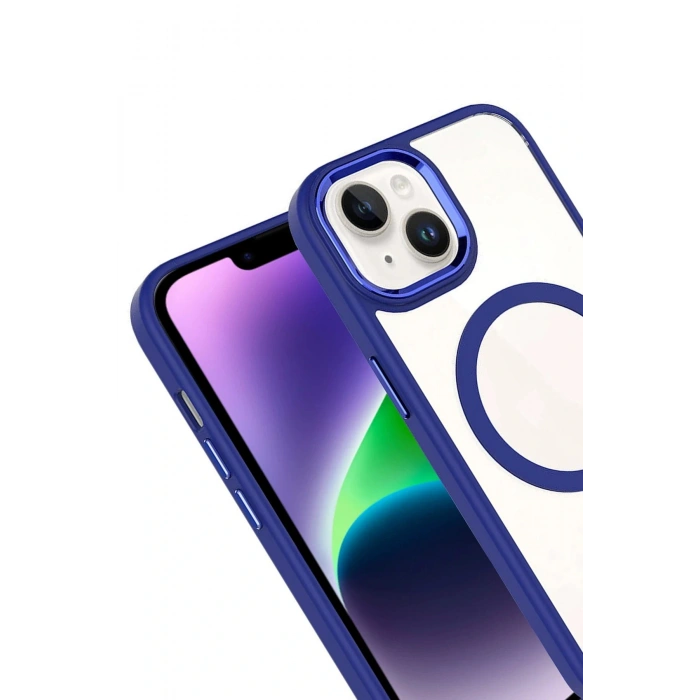 CPT05 Apple iPhone 14 Terea Magsafe Kapak - Derin Mor