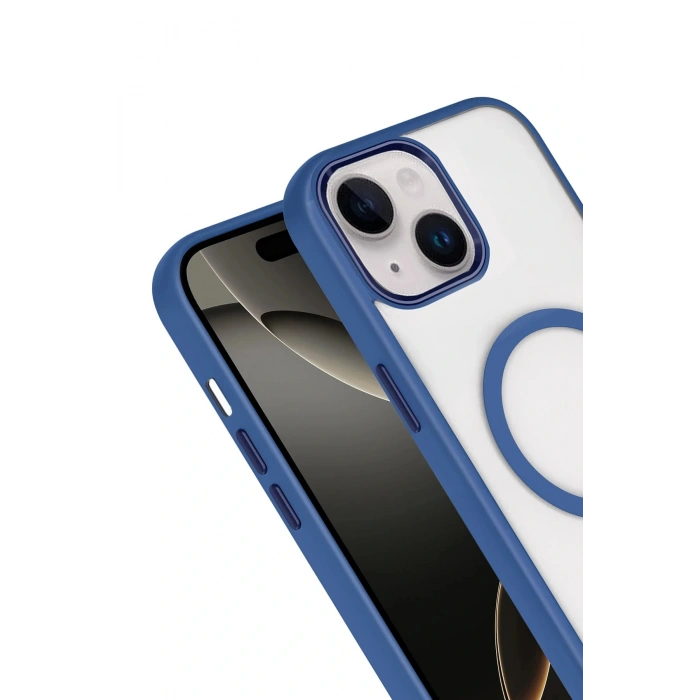 CPT05 Apple iPhone 14 Terea Magsafe Kapak - Lacivert