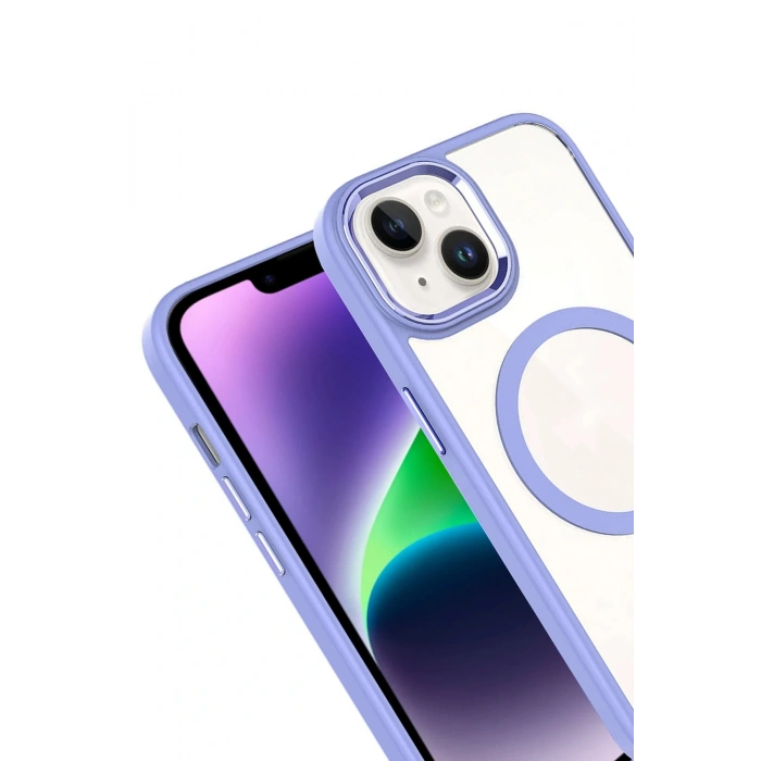CPT05 Apple iPhone 14 Terea Magsafe Kapak - Lila