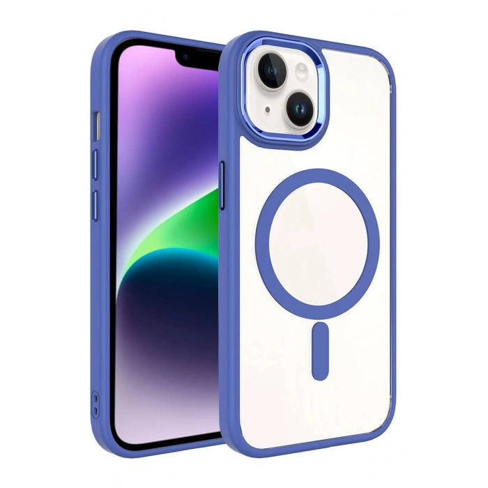 CPT05 Apple iPhone 14 Terea Magsafe Kapak - Mavi